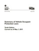 Summary of Vehicle Occupant Protection Laws